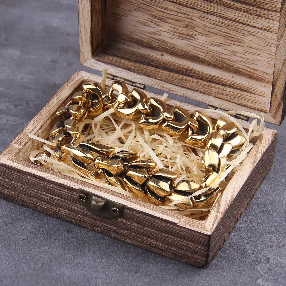 Viking Ouroboros Vintage Punk Armband Voor Mannen Roestvrij Staal Mode Sieraden Hippop Street Culture