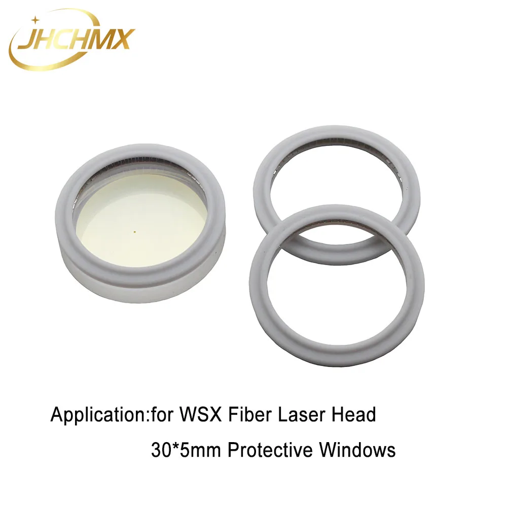 JHCHMX WSX Dichtung Ring 30*5mm Schutz Windows Verwendet Frühling Dichtung 29,8*24*3mm für WSX NC30 KC15 Faser Kopf