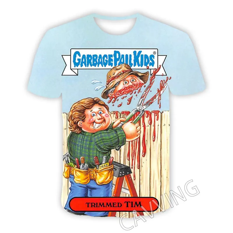 CAVVING 3D Printed  Garbage Pail Kids  Casual T-shirts  Hip Hop T Shirts Harajuku Styles Tops Clothing for Men/women  T01