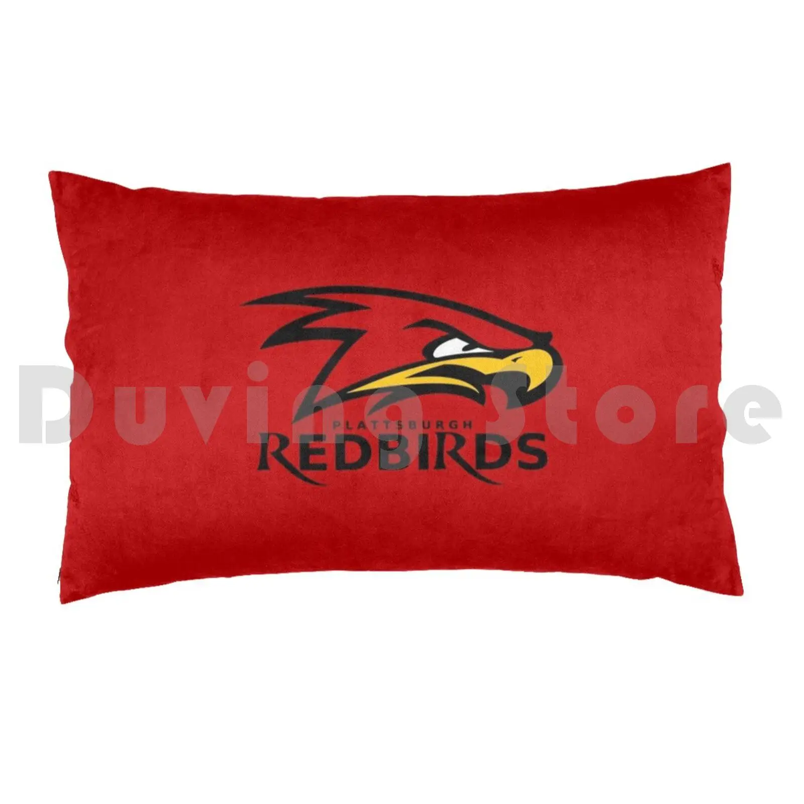 Plattsburgh Redbirds LogoPillow case Plattsburgh Redbirds Plattsburgh Red Redbirds Sport