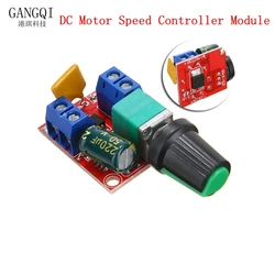 Mini 5A PWM Max 90W DC Moteur Vitesse Contrôleur Tech DC-DC 3V 35V Vitesse Contrôle Réglable Potentiomètre Commutateur Conseil LED Gradateur