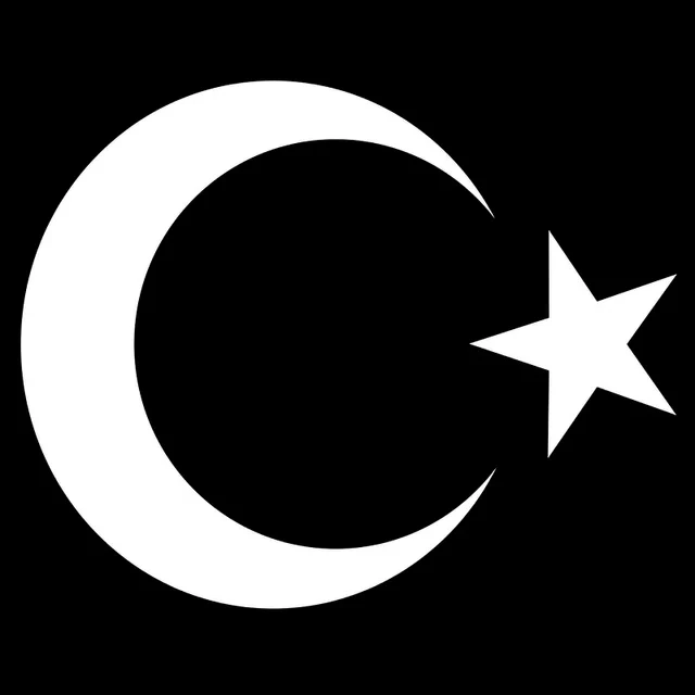 Personality National Emblem of Turkey Moon & Star Turkish Flag Car Sticker Accessories Vinyl PVC Motorcycle