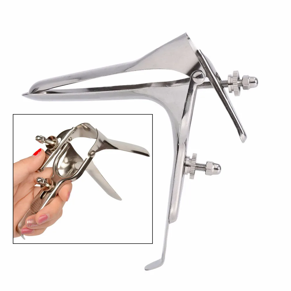 Stainless Steel Anus Vagina Speculum Medical Genital Anus Vagina Dilator Rectal And Anal Trainer Anal Insertion Sex Toy