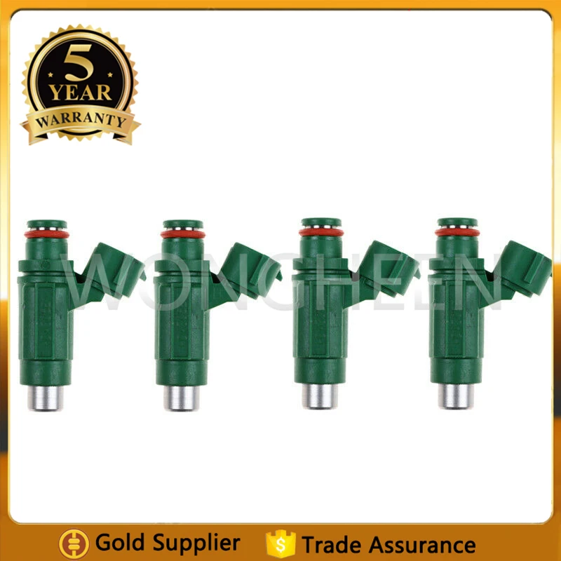 4PCS Fuel Injector MR988406 6S5-13761-00-00 For Y amaha WaveRunner FX / FX Cruiser 08~12 FZR / FZS 09~12 VXR / VXS 11~12