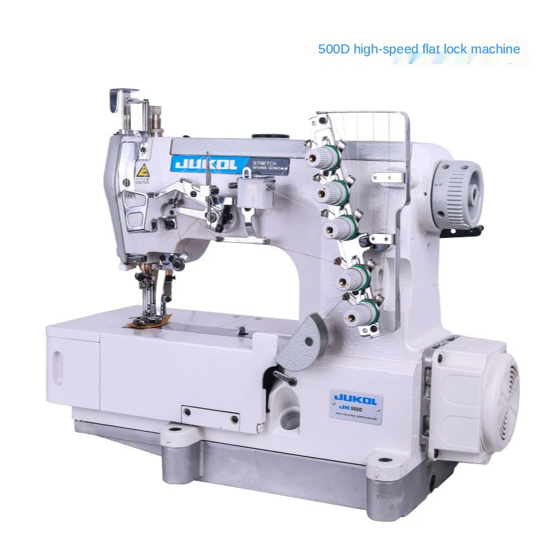 Canche high-speed interlock sewing machine, hem, cuffs, neckline, panties, three-needle, five-thread industrial sewing machin