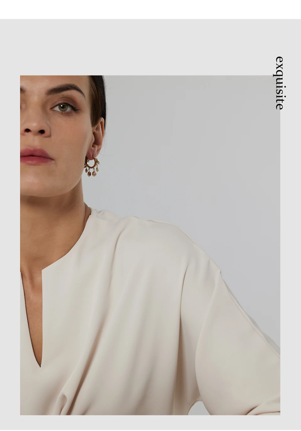Yhpup Edelstahl Bunte Zirkonia Creolen für Frauen Exquisite Mode Metall Textur Geometrische Ohrringe Geschenk – Detail 4