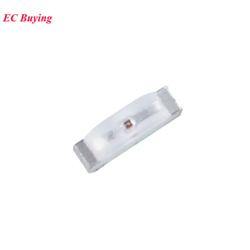 100pcs 1204 0602 0802 SMD LED Side-emitting Diode Yellow-green Emerald Green White Red Blue Yellow Orange Side Light Emitting