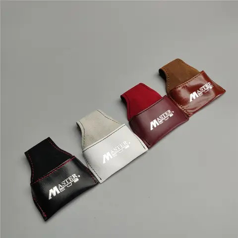 Master Chalk Paunch Leather Chalk Holder Professional Pool Pyramid Snooker Carom Billiards Chalk Bag Billiard Accessories