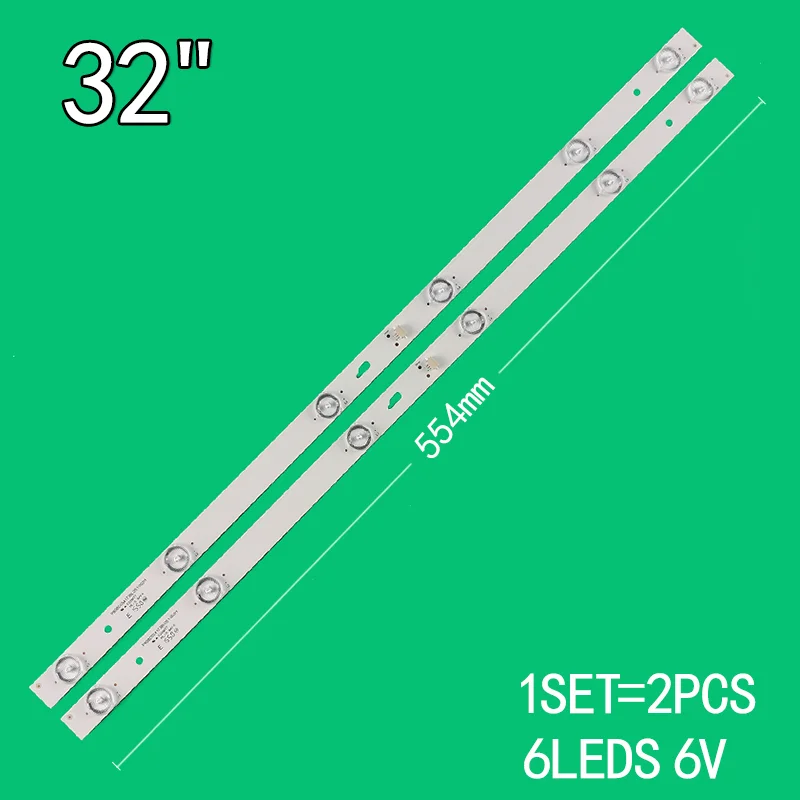 

for 32-inch LCD TV 4C-LB320T-GY6 4C-LB320T-JF3 L32S64TE5W TH32D500C T32N T32BLU Toshiba 32L2600C 32L26CMC 32HB3103 light bar