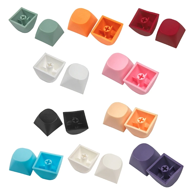 1PC PBT Thicken Keycap Mechanical Keyboard Installation Keycap Dyeing Sublimation Height Blank Optional Color