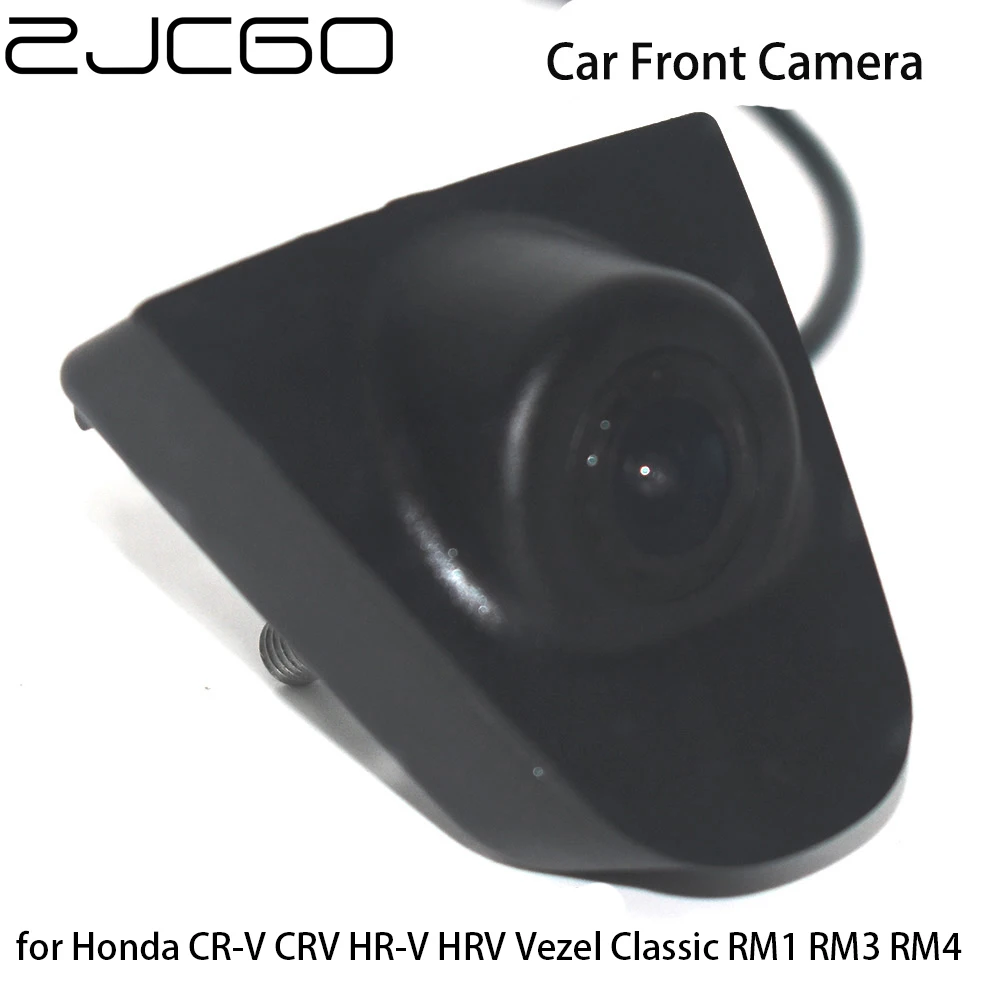 ZJCGO Car Front View Parking LOGO Camera Night Vision Waterproof Positive for Honda CR-V CRV HR-V HRV Vezel Classic RM1 RM3 RM4