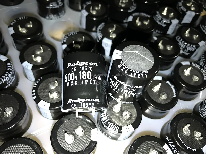 Japonia Ruby RUBYCON 500v180uf MXG 30x35mm aluminiowy kondensator elektrolityczny Odroid prawdziwe 180uf 500v