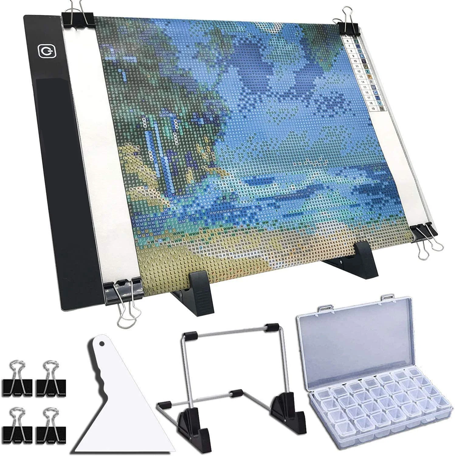 Diamond Painting Accessorie A4 Led Light Pad Lamp Board Tablet for Painting Drawing Diamond Embroidery Tool Kits Box and Stand