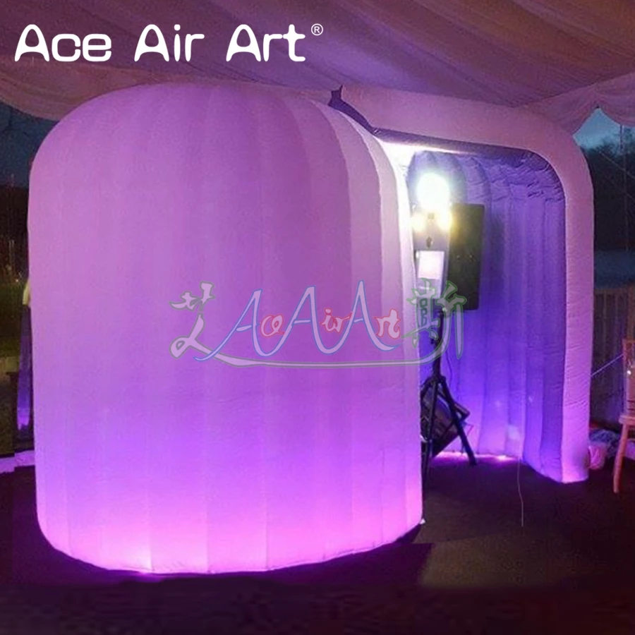 

Outside White Inflatable Photo Dome Booth Tent Inflatable Office Tent for Advertising Decoration and Parties