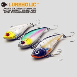 Lureholic 70S Sinking Fishing Lure Lipless Crankbaits Hard Artificial VIB Vibration Bait All Depth Winter Ice Fishing Tackle