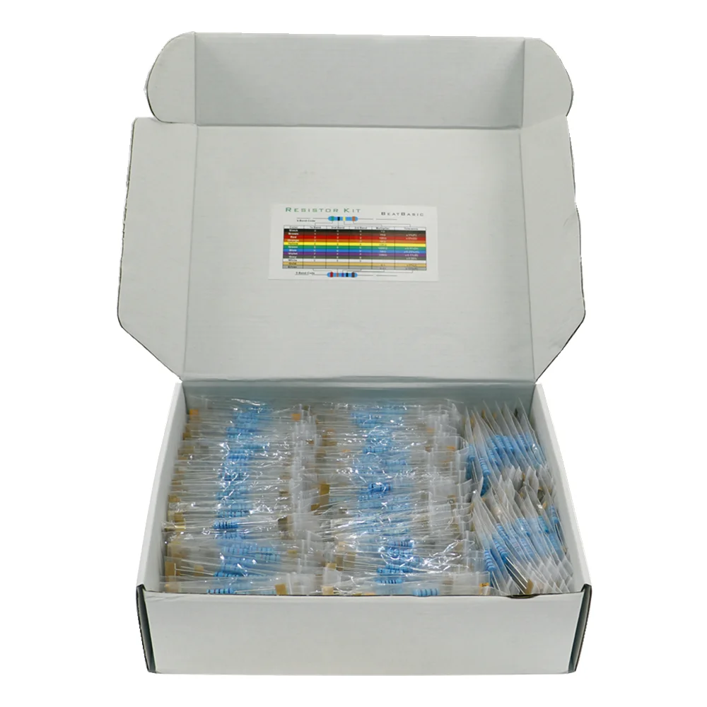 1300pcs 130 Type x 10pcs 2W 1% Metal Film Resistors Assorted Pack Resistors Assortment Kits set