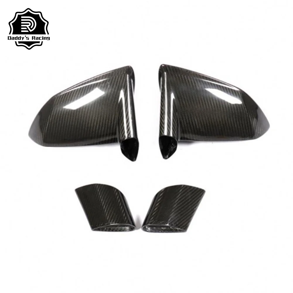 Carbon Fiber Rear Mirror Cover Fit For 2008-2014 Ga*llardo (Not for Super*leggera 2008) Car Accessories 4 Pcs