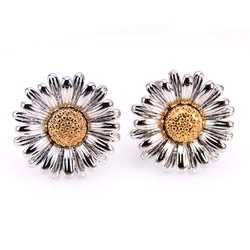 Sunflower Cufflinks luxury men's shirt Cufflinks brand new fashion brand flower Cufflinks French Wedding Shirt Cufflinks