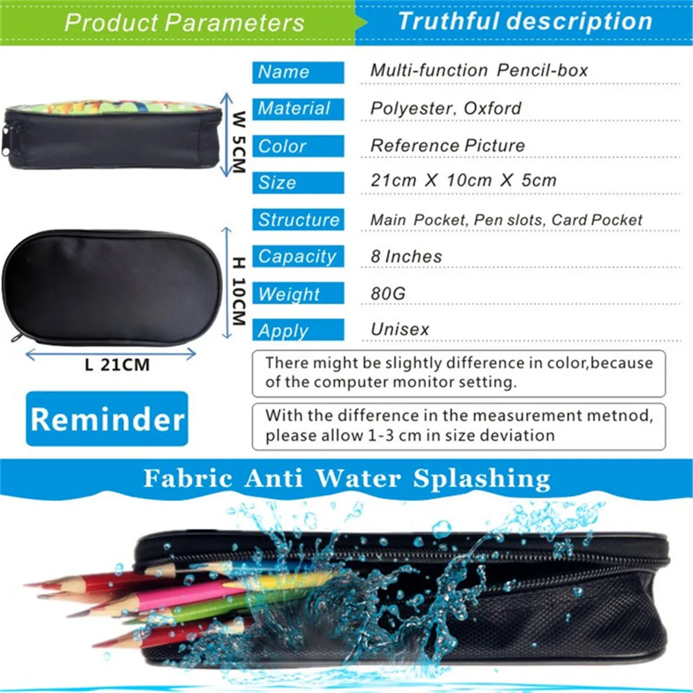 Lil Peep Pencil Case Students Functionary Pen Bag High Quality Rapper Cute Stationery Multifunction Pencil Case