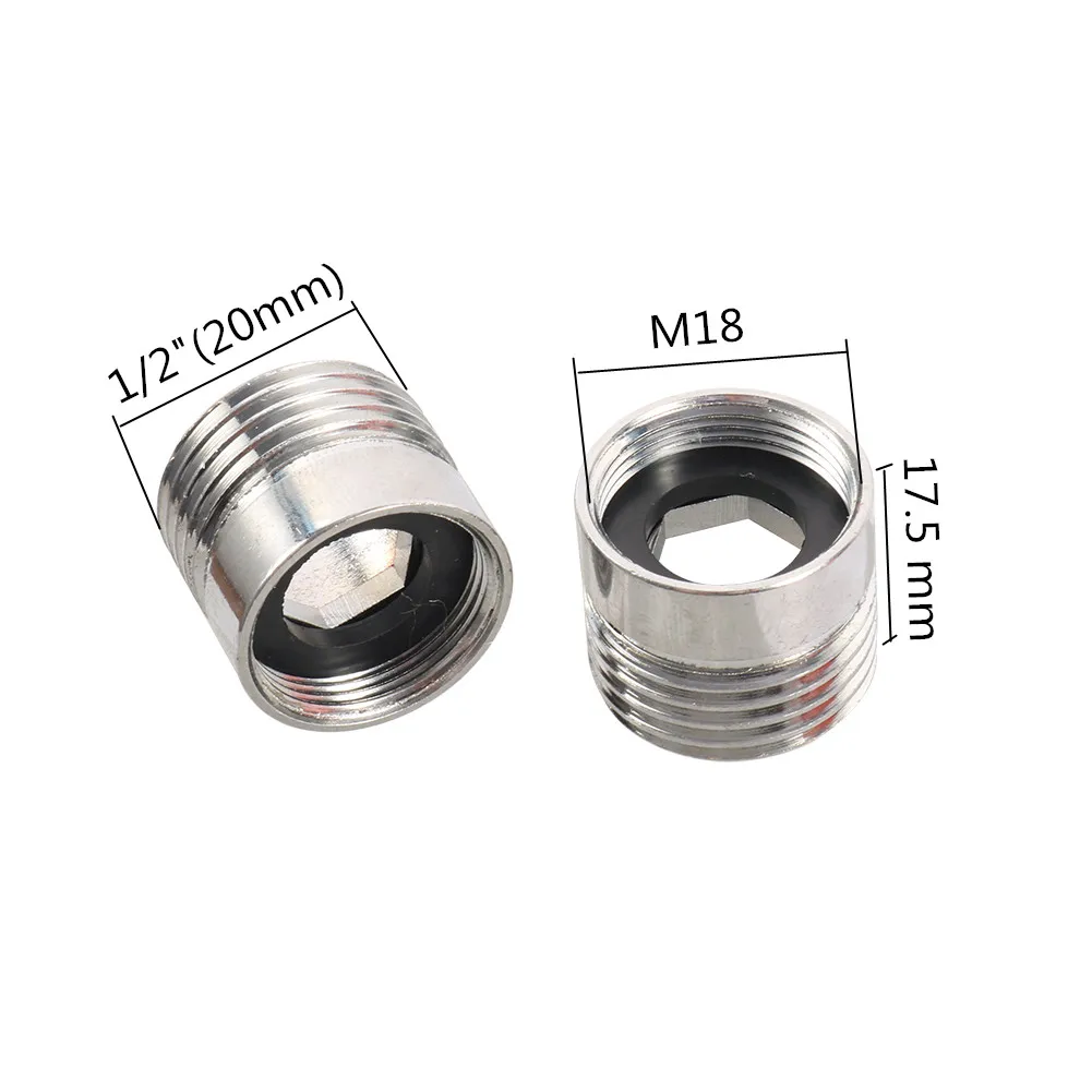 Stainless Steel M18 Internal thread to 1/2