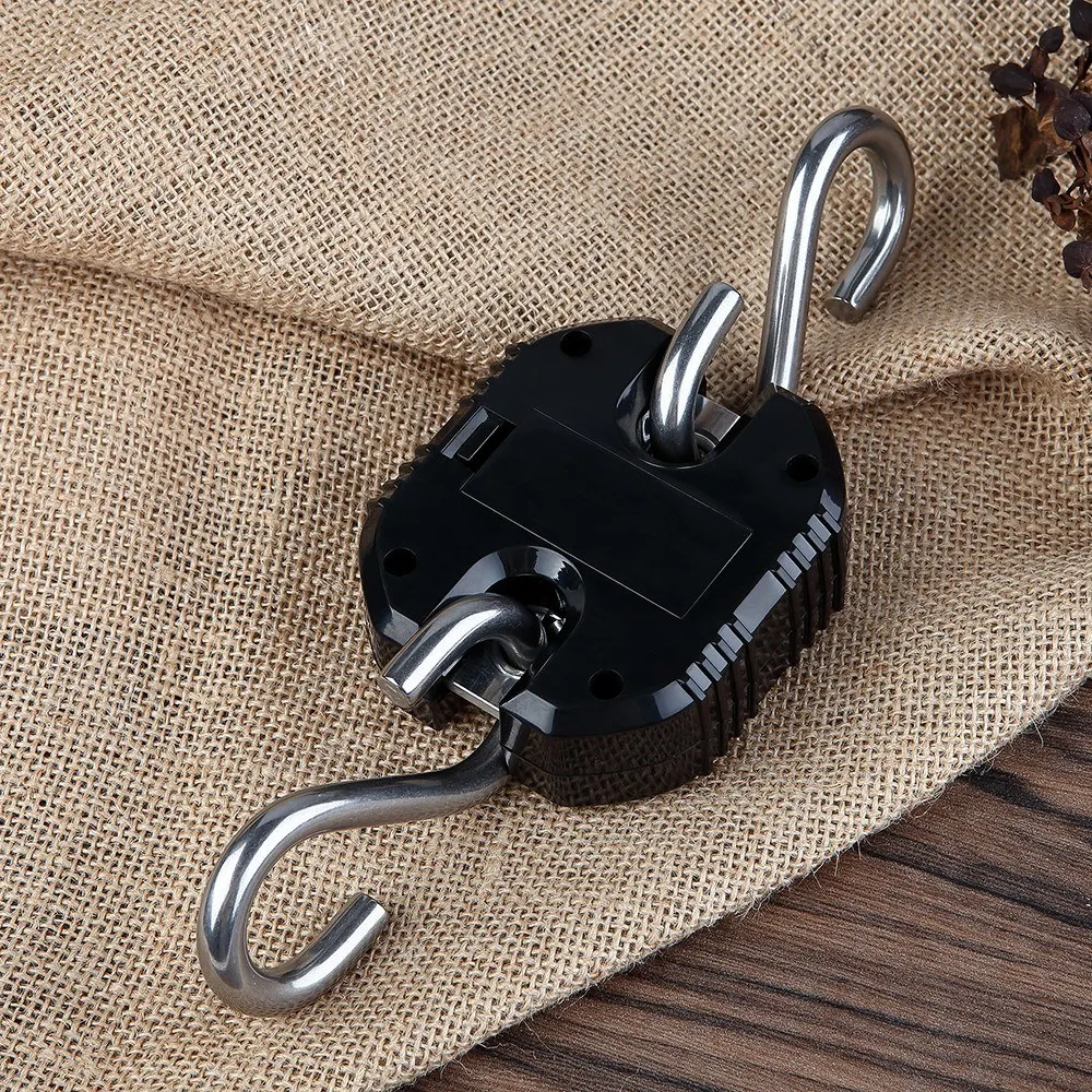 WH-C100 Heavy Duty Electronic Digital Stainless Steel Hook Scale Hanging Crane Scale LCD Loop Weight Balance Double Accuracy
