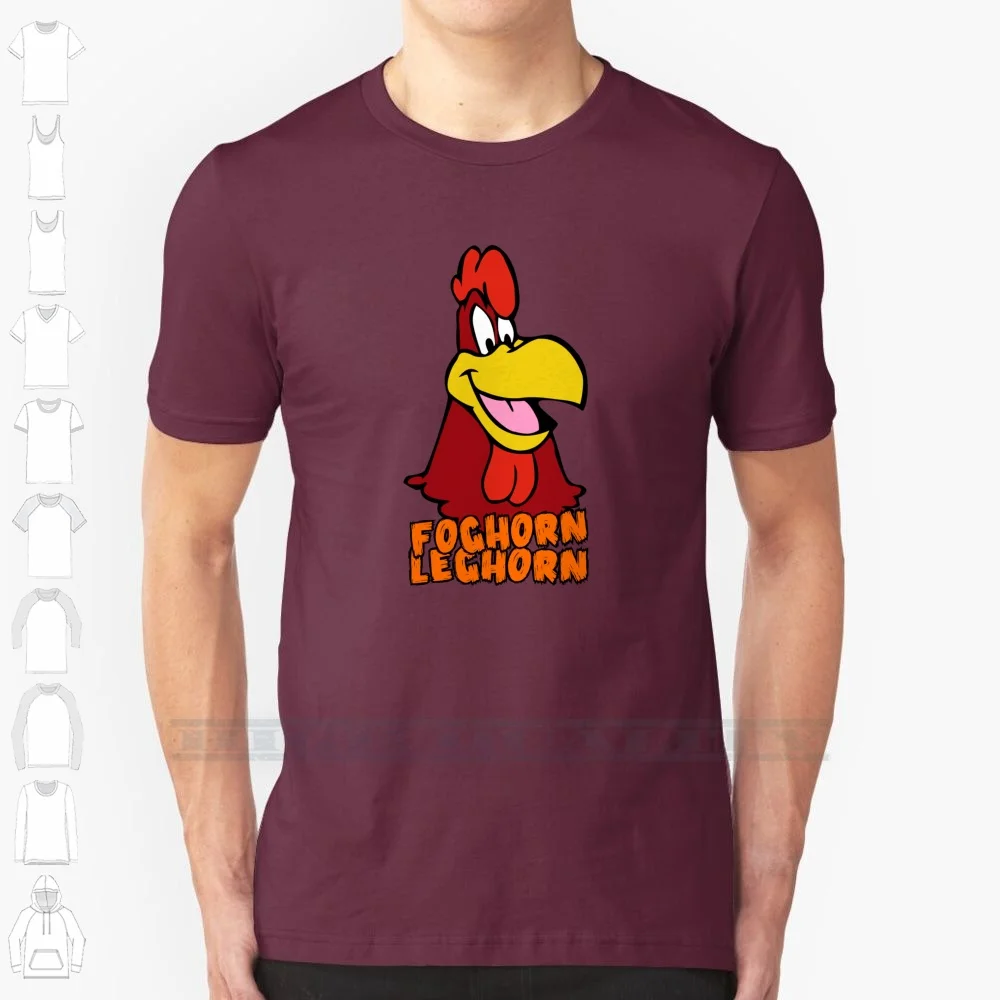 Foghorn , I Say! 100% Cotton T Shirt Chicken Cartoon Comic Strip Comic Book Funny Humor Animation Foghorn I Say Rhode Island