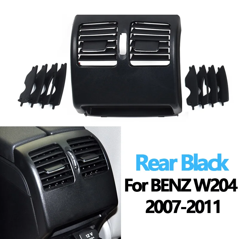 LHD Front Rear Fresh Air Vent Outlet Grille For Mercedes Benz W204 C Class C180 C200 C220 C230 C260 C300 350 2007-2011