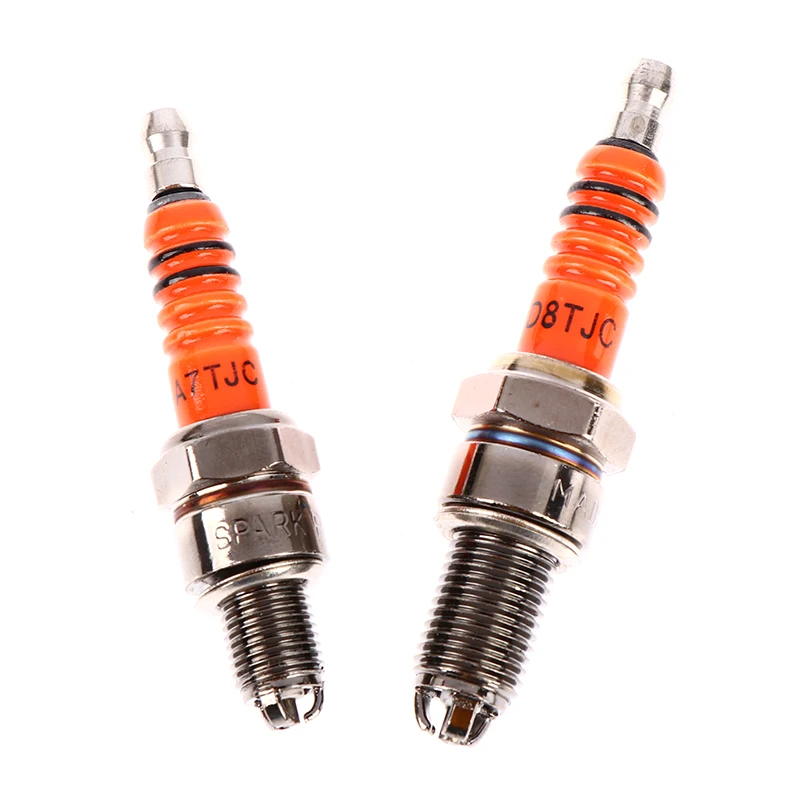 3 Electrode Spark Plug A7tc D8TC for 50cc 110cc 125cc Atv Scooter Dirt Bike Perfect replacement for the old or worn one