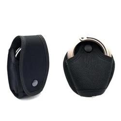 Tactical Molle Handcuff Pouch Police Shackles Holster Case Belt Handcuffs Tool Key Phone Holder Bag Hunting Accessories