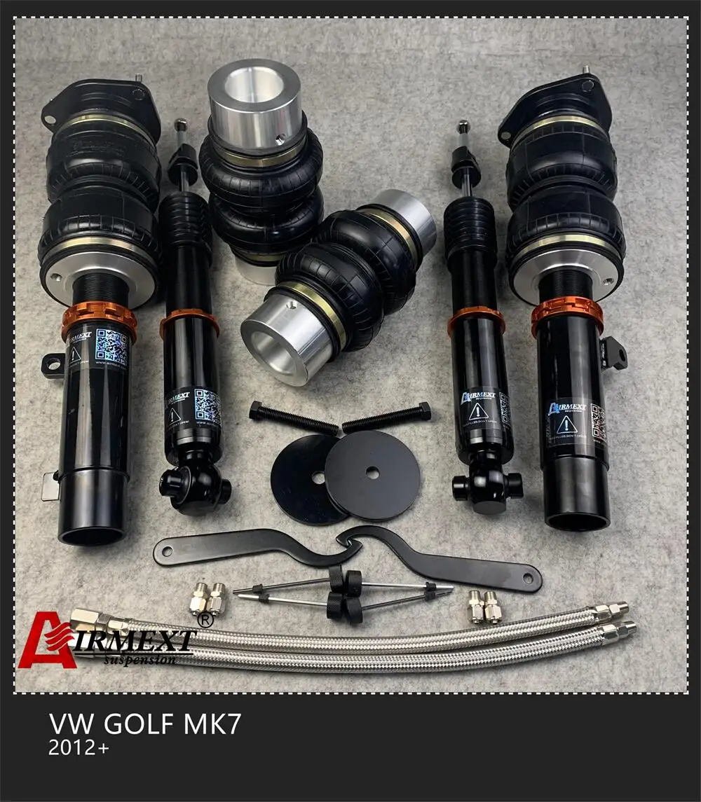 

Для VW GOLF MK7 2WD (2015 ~ 2018)/AIRMEXT/комплект пневматической подвески/coilover + Пневматическая Пружина в сборе/автозапчасти/Пневматическая Пружина/пневматический