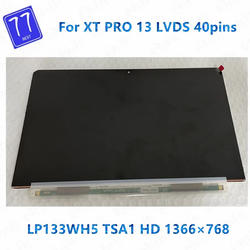 Original 13.3 "display matrix lp133wh5 tsa1 LP133WH5-TSA1 para hp spectre xt pro 13 tela lcd 1366*768 lvds 40 pinos