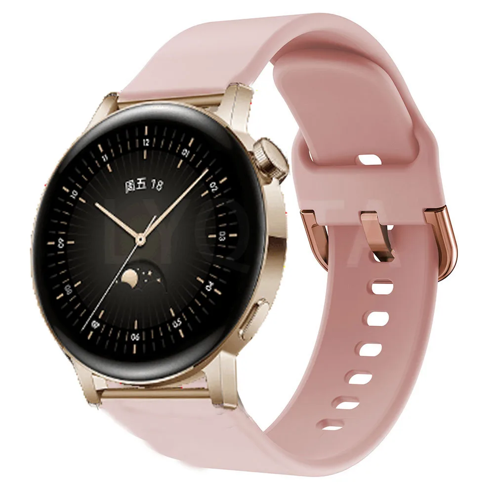 22 cinturino in Silicone da 20mm per Huawei Watch GT 3 42mm46mm cinturino per GT runner 46mm cinturino di ricambio per cinturino facile da installare