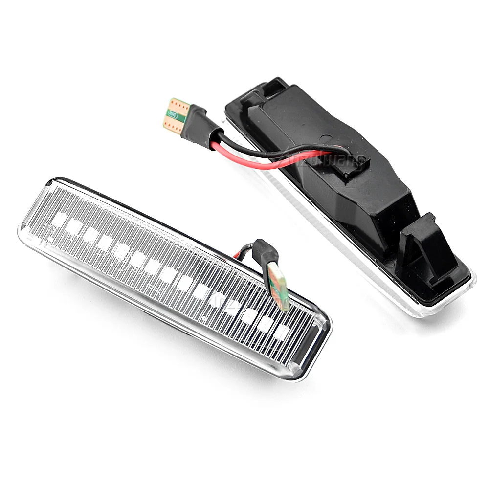 2 sztuki dynamiczne kierunkowskaz Led boczne światła dla BMW znacznikowe 5 serii E39 M5 1998 1999 2001-2003 płynące sekwencyjne światło migacza