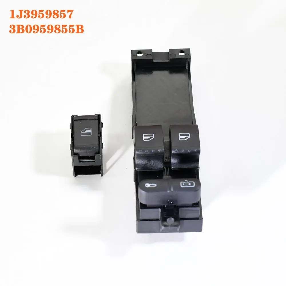 1J3959857 1J3 959 857 3B0959855B Master Power Window Switch 2-Door fit Golf MK4 Skoda Fabia Octavia Seat