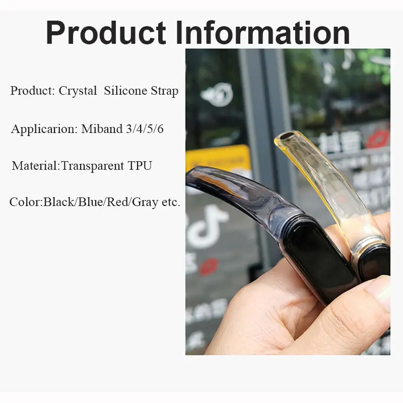 Discolored สำหรับ Xiaomi Mi 3 4 5 6สายสำหรับสายรัดข้อมือซิลิโคน Miband 4/3สายรัดข้อมือสมาร์ทอุปกรณ์เสริม