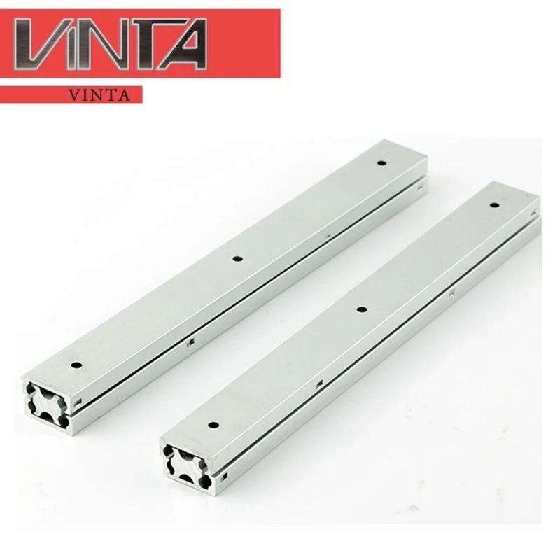 Aluminium Alloy Rail Miter Bar Slider Table Saw Gauge Rod Woodworking Tool Double-layer Slide Wide Double-layer Superimposed