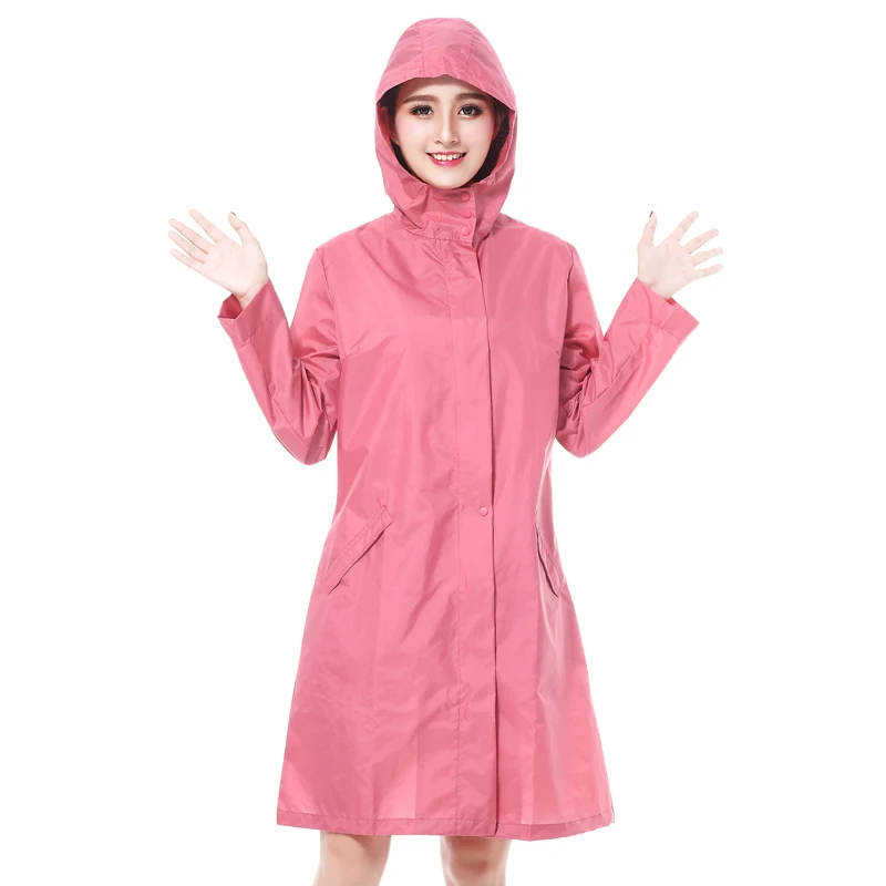 

Fashion Waterproof Women Girls Clothes Raincoat PINKRED Rainwear Rain Riding Clothes Dropshipping