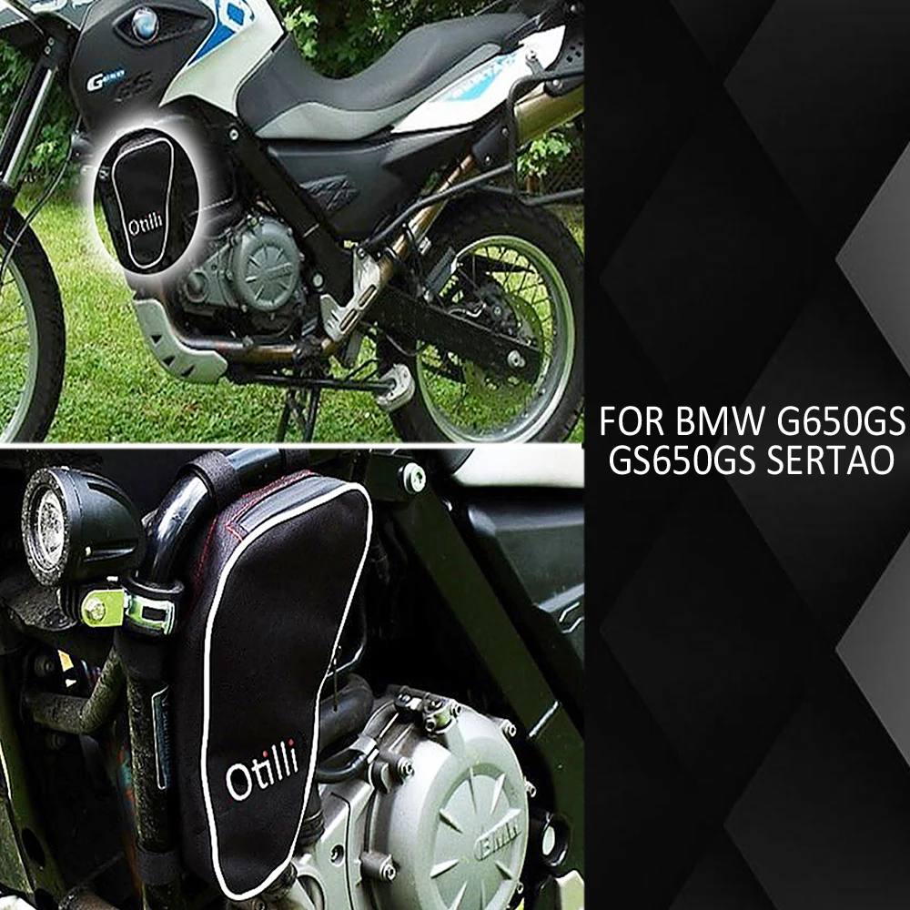 

NEW FOR SW Motech Crash Bar G650GS Motorcycle Frame Crash Bar Bags For BMW G650GS Sertao Tool Placement Travel Bag