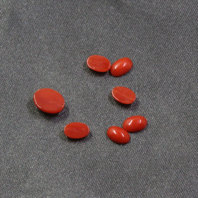 100% Italian Red Coral 4mm*6mm To 8mm*10mm Natural Precious Coral Loose Gemstone for Ring Making Italian Coral for Jewelry Shop