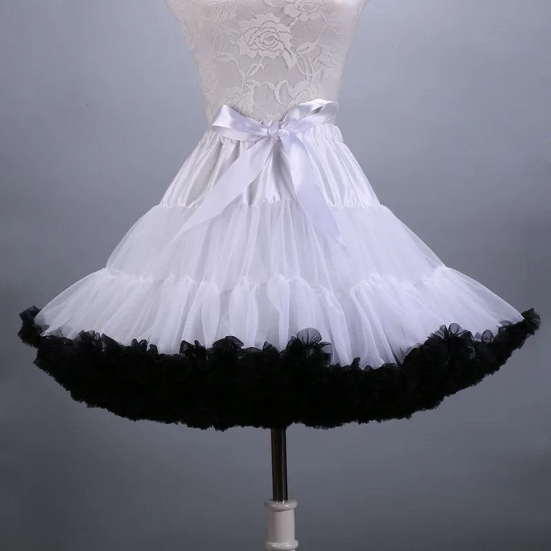 Hete Verkoop Volwassen Vrouwen Petticoat Mnini Tutu Rok Baljurk Dans Sexy Vrouwen Korte Gezwollen Tule Rokken