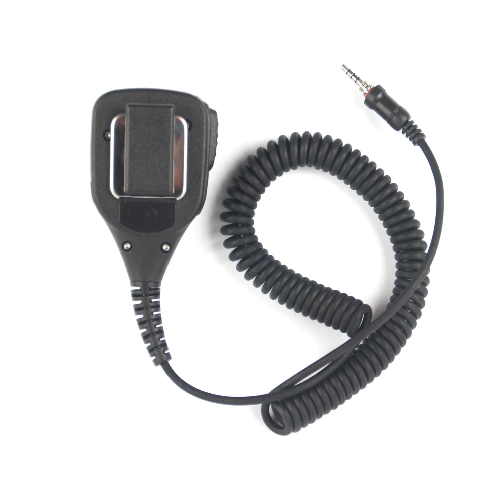 สำหรับ Icom HM-165กันน้ำลำโพงไมโครโฟนสำหรับ IC-M33 IC-M35 IC-M25สีดำ