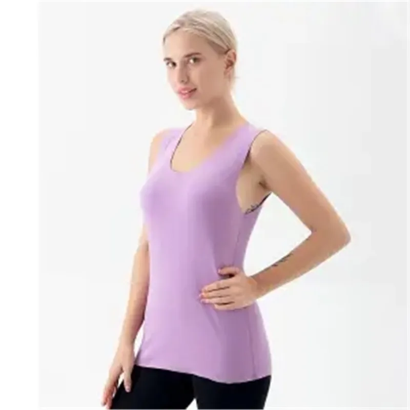 Thermal Shirt Women Sleeveless Elastic Velvet Vest Women Thermal Top V Neckline Warm Underwear Women Soft thermo shirt women