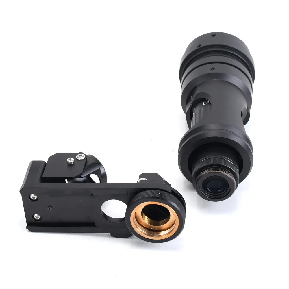 Zoom Lens with 2D/3D Rotary Observation Lens Attachment HY-6020 Microscope Lens for Microscope Camera