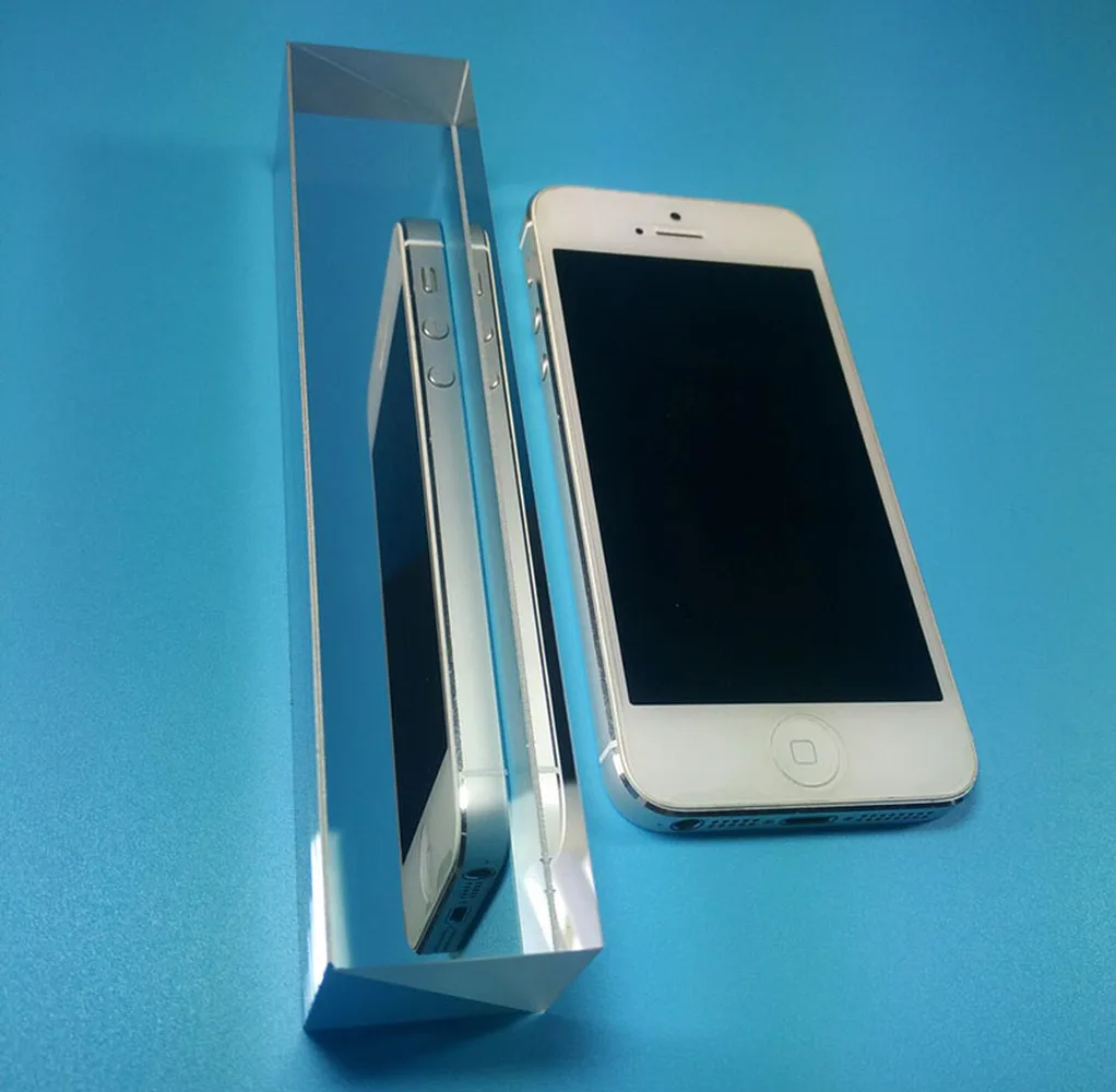 Optical Prism K9 Kaca 30*30*100 Mm Sudut Kanan Prisma Beam Membelah Instrumen Eksperimental Kubus untuk Ponsel telepon Deteksi