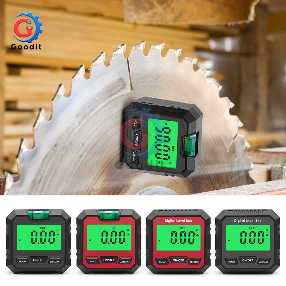 Universal Magnet Angle Transferidor 90 Graus Régua Inclinômetro Digital Nível Medidor Goniômetro Ângulo Bevel Tester Ferramentas de Medição