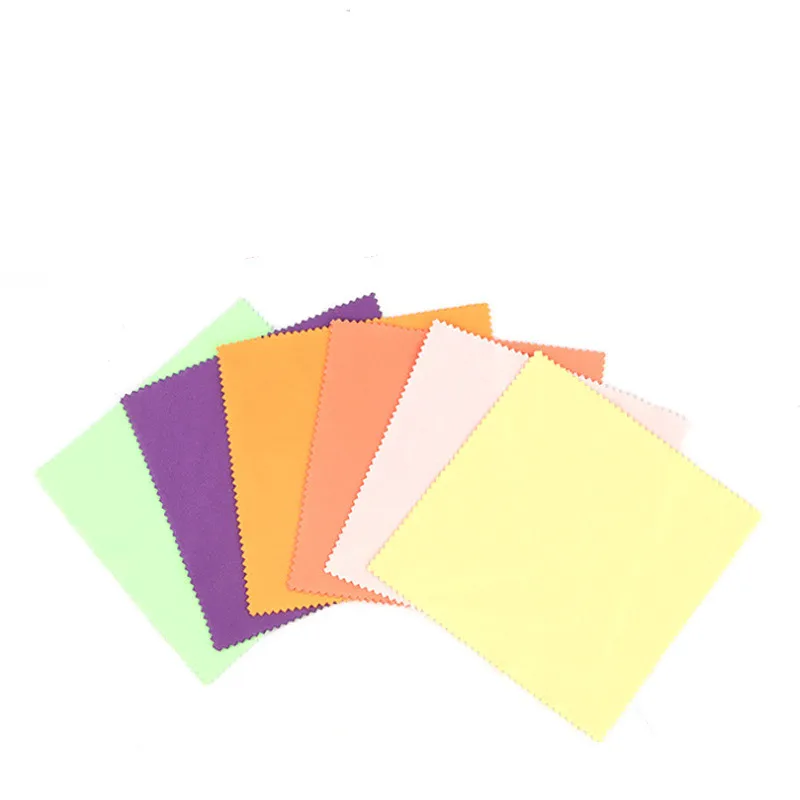 100Pc panno per la pulizia degli occhiali morbidi 13*13cm panno per la pulizia in microfibra per occhiali per fotocamera occhiali da sole occhiali da sole lente telefono schermo pulire