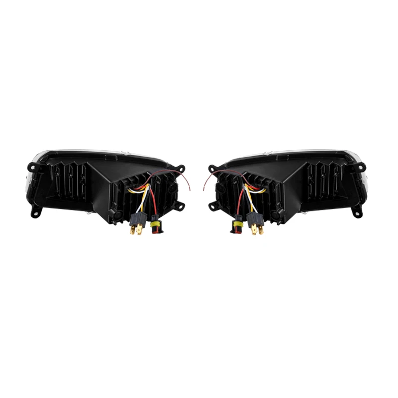 Plug and Play LED Replacement Headlight Assembly with DRL & Turn Signal for Can-Am Spyder