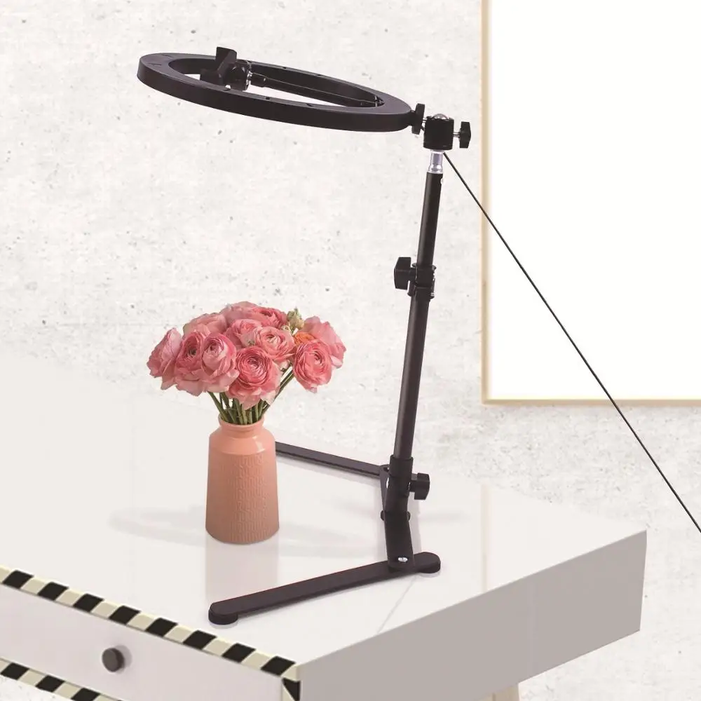 26CM Fill Ring Light Lamp Live Photography Lighting Phone Ringlight Tripod Stand Photo Led Selfie Bluetooth for TikTok Youtube