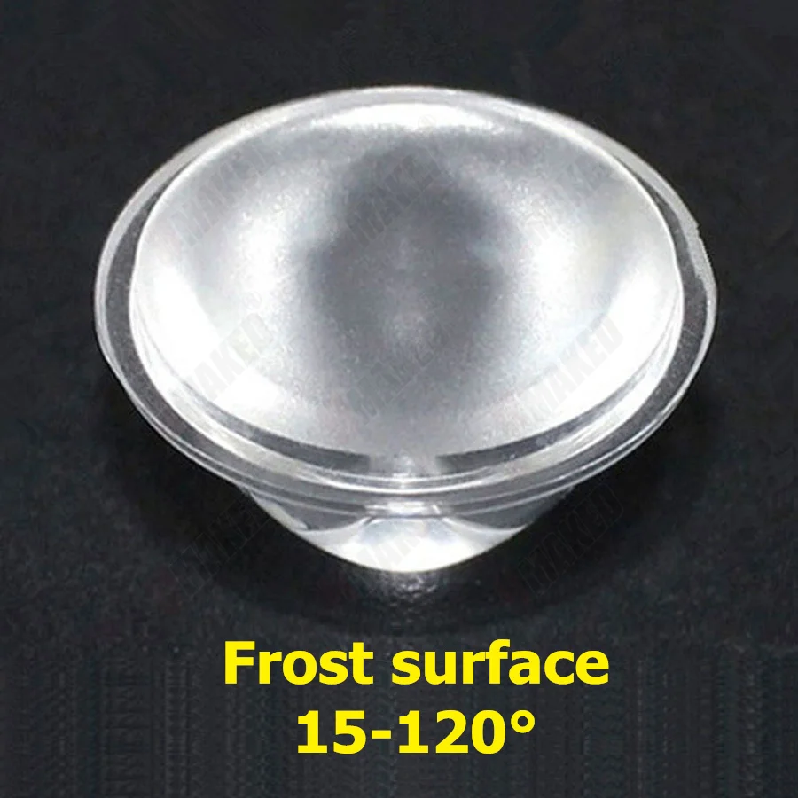 20mm 5 8 15 30 45 60 90 120 Degree PMMA Clear/frosted LED Lens For 1W 3W 5W LED Light Diodes chip, led lenses for DIY