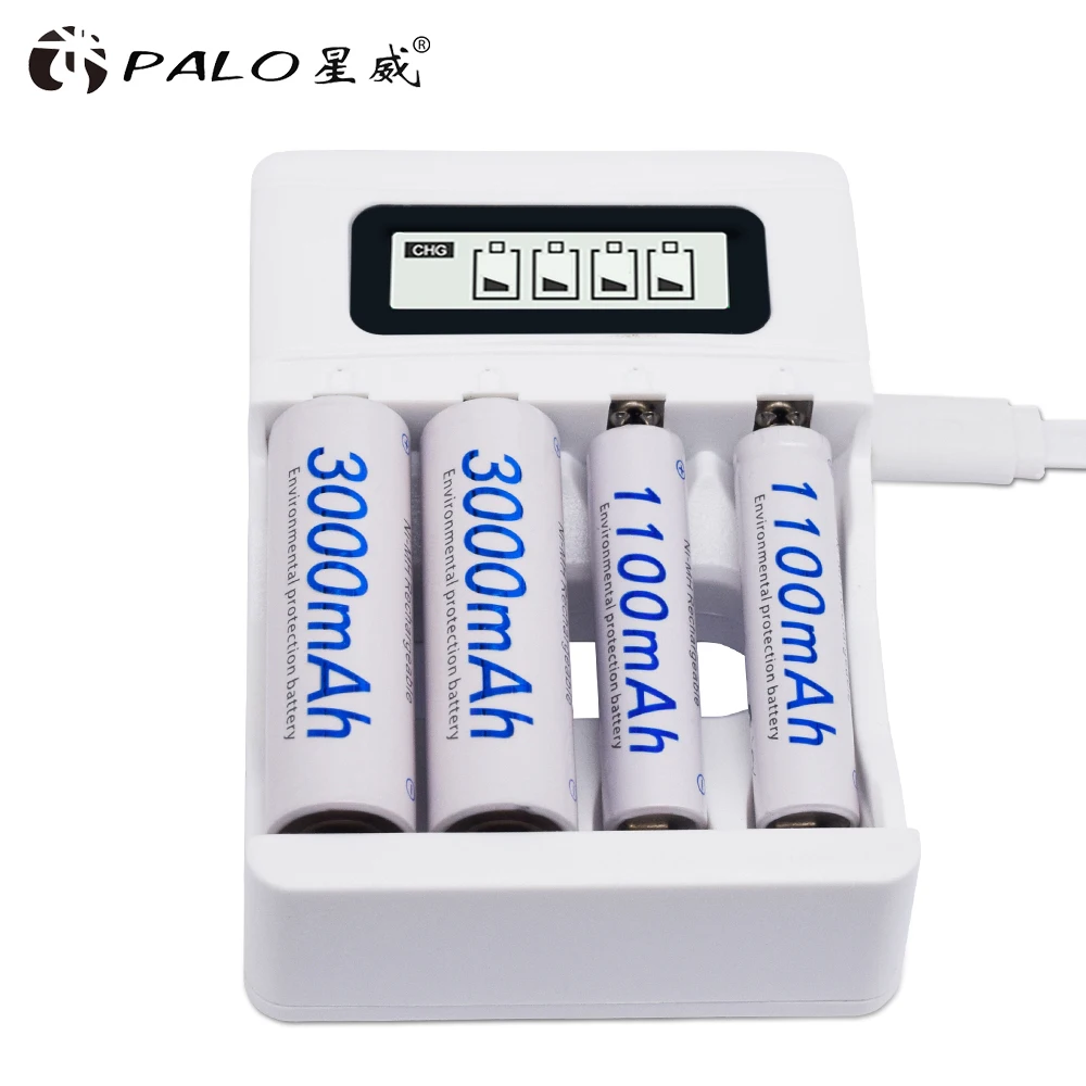 PALO AAA battery 1100mAh 1.2v AAA rechargeable battery 3A NIMH batteries for camera MP3 mp4 microphone placement battery